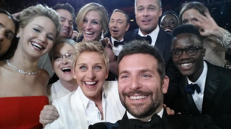 Selfie da Oscar