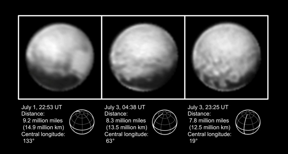Latest Images of Pluto from New Horizons