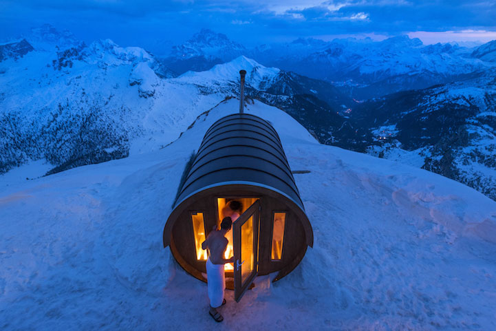 Sauna in the Sky by Stefano Zardini