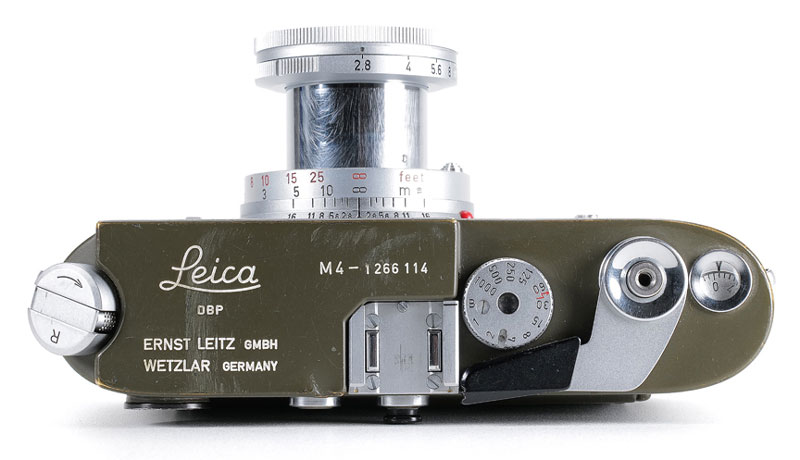 Leica-M4-camera-German-Federal-Armed-Forces-Bundeswehr-in-NATO-olive-gree