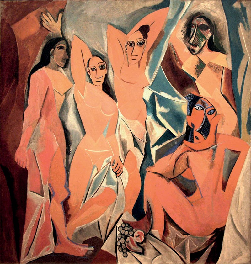 Pablo Picasso: Les Demoiselles d’Avignon.