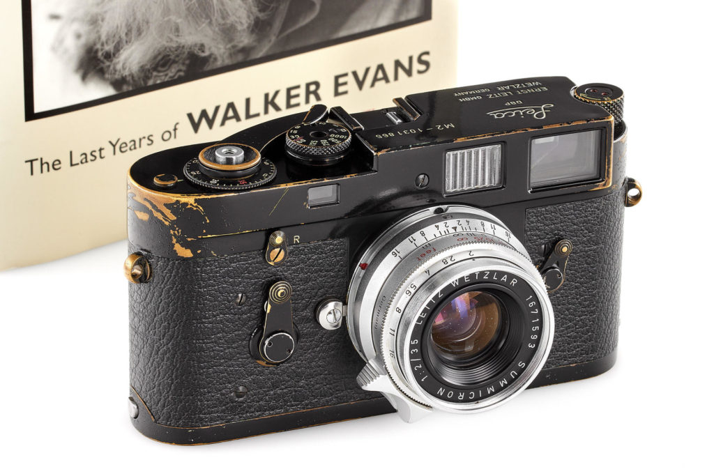 Leica M2 black paint 'Walker Evans'
