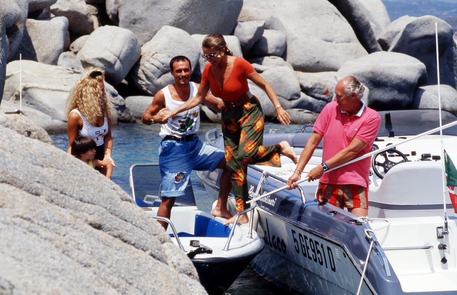 Lo sbarco dal motoscafo