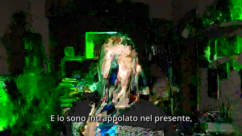 Stillframe: Matteo Campulla. You can’t never talk about what you love, 5:09, 2024. Cortesy Visualcontainer