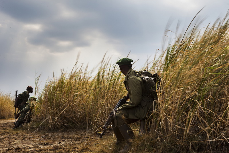 Brent Stirton la mostra “Virunga: 100 anni”.