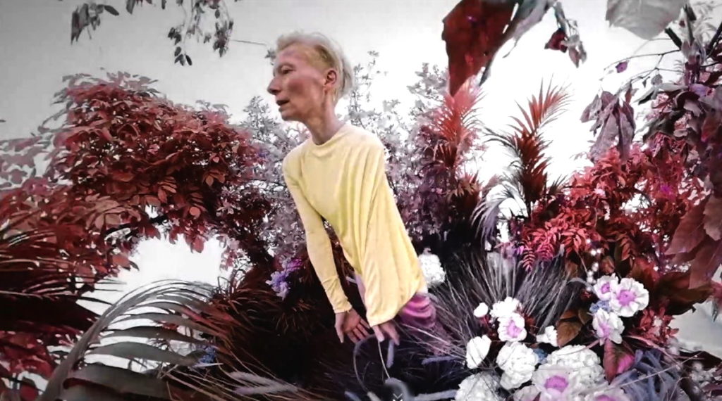 Backstage Tilda Swinton