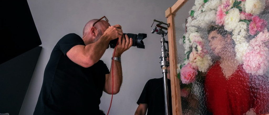 Backstage Isabella Rossellini