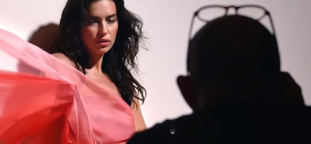 Backstage Irina Shayk