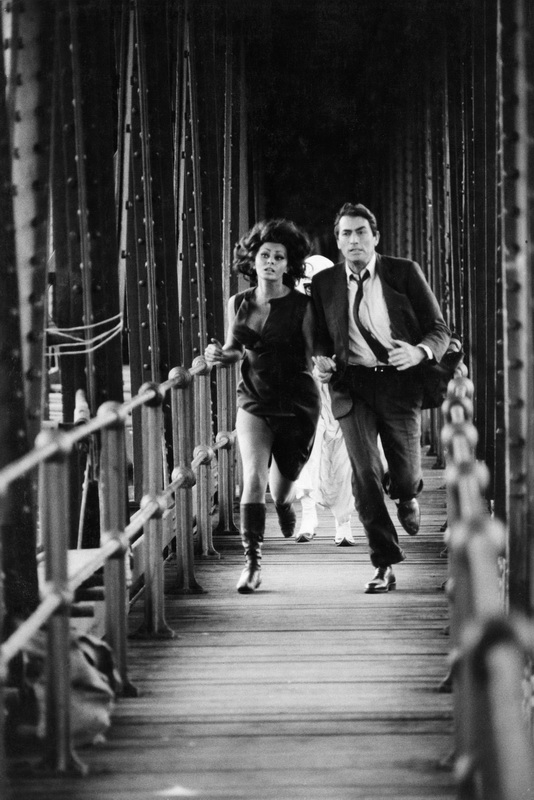 Sophia Loren e Gregory Peck