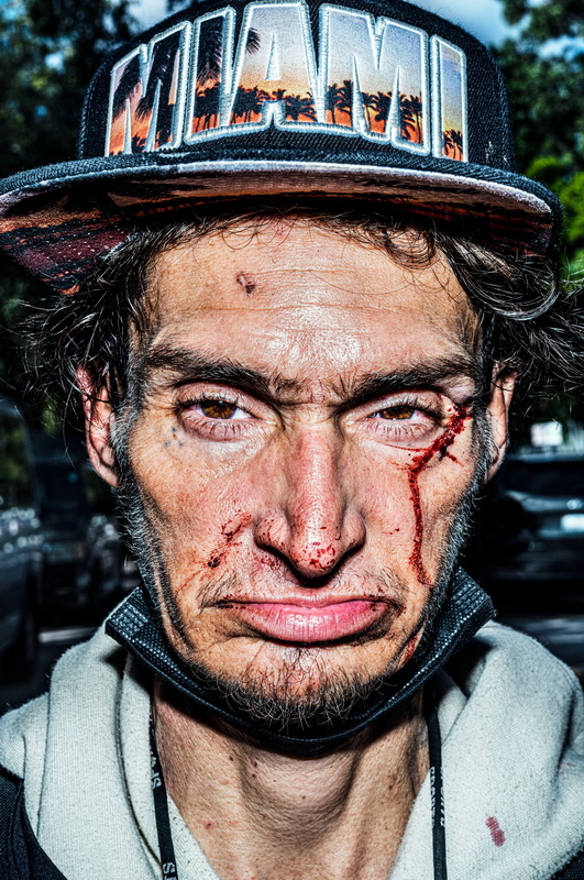 Angel, Overtown, Miami, Florida, USA, 2022. © Bruce Gilden/Magnum Photos