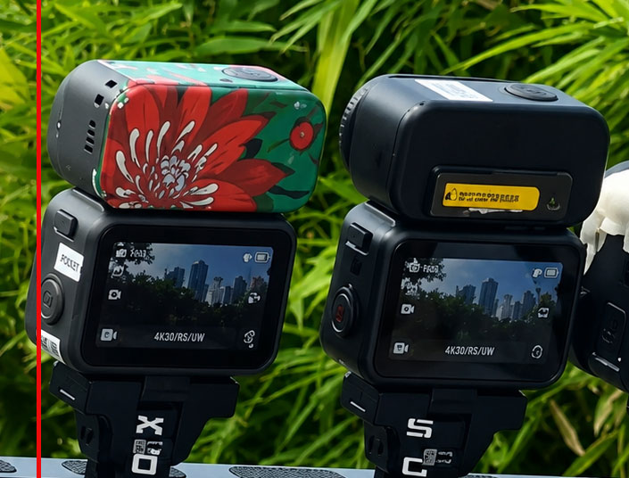 DJI Osmo Nano 2 accanto al precedente modello